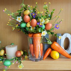 12 Pcs Easter Artificial Carrots Decorative Orange Foam Carrots Lifelike Simulat