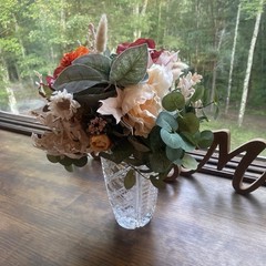 Bridal Wedding Bouquet Budget Friendly Beautiful Faux Flowers White Pink Orange