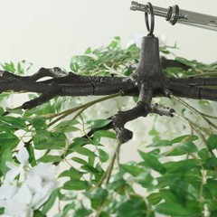 55″ WHITE Silk Wisteria Vine Hanging Artificial FLOWER Chandelier Party