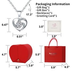 YJYJHOPE Valentines Day Gifts for Her, 5.7 x 3.9 x 4.7 inches, LGB-RED