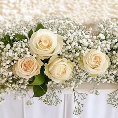 100PC Baby Breath Artificial Flowers – Babies Breath Flowers Artificial Bulk