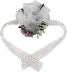 Corsage Set of 2, Ivory Rose Corsages for Wedding,….B26