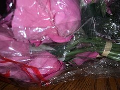 Mandy’s One Dozen Pink Roses Artificial Silk Flowers Bouquet Centerpiece