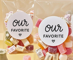 120 Pcs Wedding & Baby Shower Favor Stickers: 120 X Our Favorite Stickers, 1.6 –