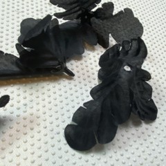 700+ Pcs Artificial Faux Fake Silk Black Leaves Leaf Clusters DIY Wedding Crafts