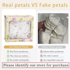 Real Dried , Frozen Preserved Petals for, Wedding Party Decorations, Confett…