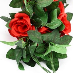 Rose Flower Garland 5pack 41Ft Artificial Fake Rose Garland Vine Artificial Flow