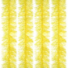 6.6Ft Feather Boa, 4 Pcs Artificial Fluffy Feather Boas, Yellow