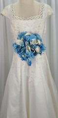Beach Baby Blue Wedding Bouquet