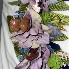 Wedding /Special Occasion Corsages Blue Purple Earth Tones 1 Large 7 Small