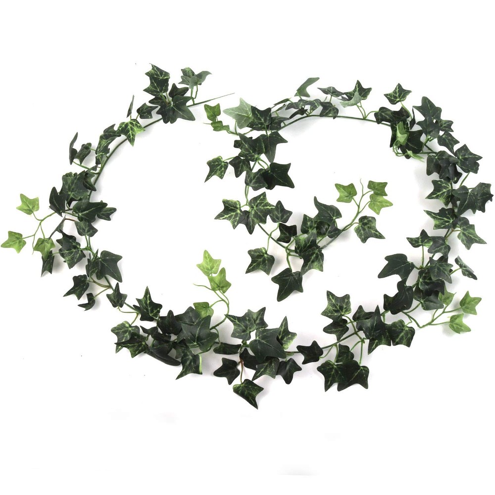 Larksilk 6-Foot Green English Ivy Garland – Realistic Artificial
