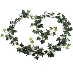 Larksilk 6-Foot Green English Ivy Garland – Realistic Artificial