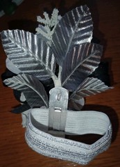 NEW 4.5″ Artificial White Rose Wrist Corsage W/Black Bow, Tulle Rhinestone