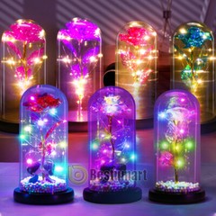 Eternal Rose Flower LED Enchanted Galaxy Rose LED Light Valentine’s Gift