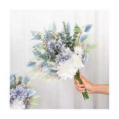 Fake Flowers in Vase Artificial Flowers Coffee Table Decor, Fau… Fast USA SHIP