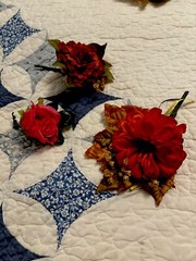 Silk Flower Boutonniere Corsage Handmade Unisex