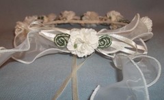 FLOWER GIRL HALO AND ROSE BALL WEDDING FLOWERS