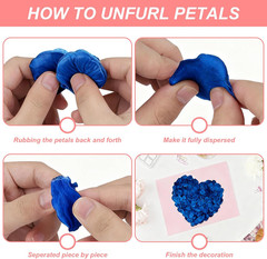 2200PCS Artificial Flower Petals Fake Rose Petals for Romantic Night,Wedding,…