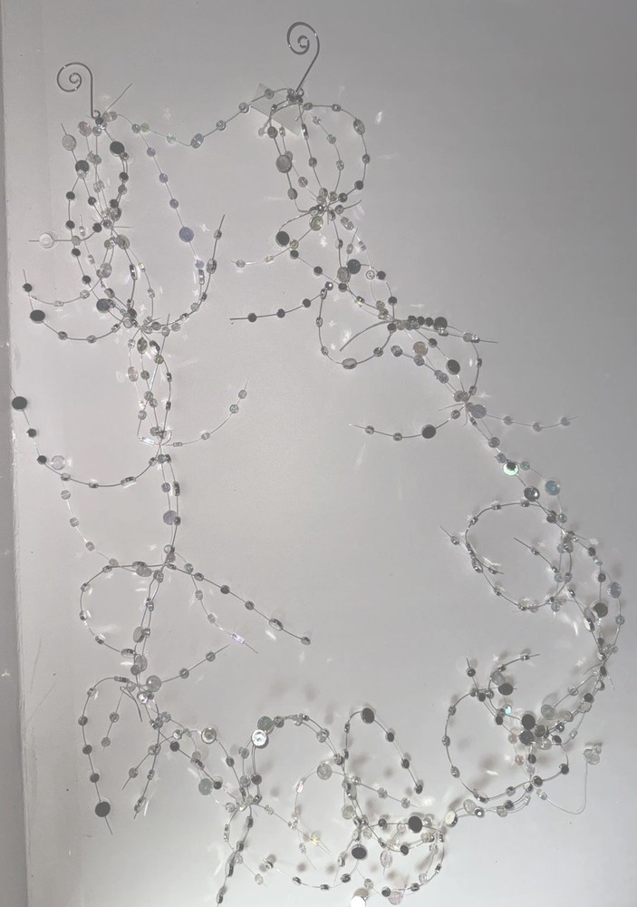 Decorative Mirror Garland by Colin Cowie Three 4 Foot Strands New In Box