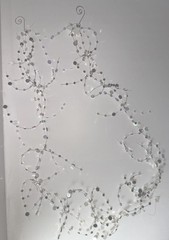 Decorative Mirror Garland by Colin Cowie Three 4 Foot Strands New In Box