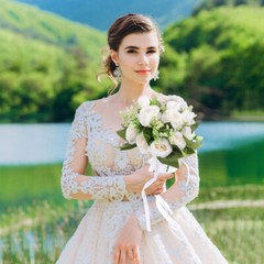 1PC Artificial Bridal Bouquet Decor Bride Bouquet Wedding Bride Flowers Bouquets