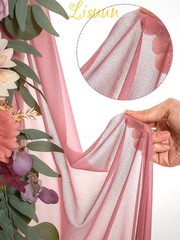 Wedding Arch Flowers, Artificial Flowers for Decoration, 2pcs Flower Swag and…