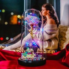 Eternal Rose Flower LED Enchanted Galaxy Rose LED Light Valentine’s Gift For Her
