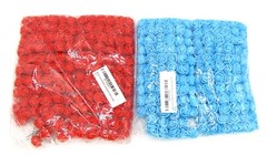 New Lot of 950 Assorted Foam Roses & 144 Ribbon Roses