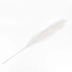 3 WHITE 44″ ARTIFICIAL Pampas Grass SPRAYS Faux Plant STEMS Party Decorations