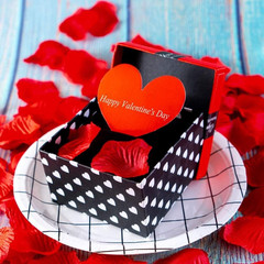 2000 Pieces Dark-Red Silk Rose Petals Artificial Flower Petals for Valentine’S D