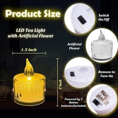 1000 Pétalos De Rosa Artificiales Velas LED Sin Llama, Para Bodas Y Decoración.