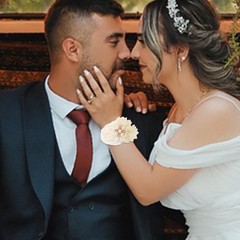 2 Pcs Prom Flower Wrist Corsage Bracelet Wedding Artificial Corsages