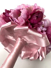 Handmade Pink Floral Bridal Bouquet Artificial Flower