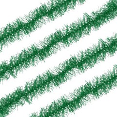 5Ft Feather Boa, 4 Pcs Artificial Fluffy Feather Boas, Grass Green