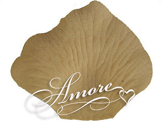 1000 Wedding Silk Rose Petals Champagne-Beige, Petals & Garlands, Rose Petals