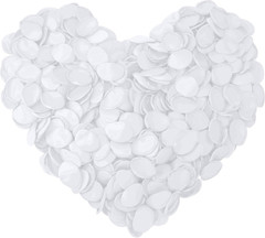 1000 Pcs Artificial Silk Rose Petals Decoration Wedding Party Color Ivory