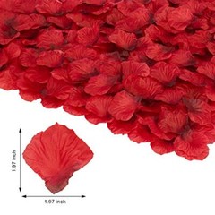 3000 Pcs Petalos De Rosa Secos Rojo Flor De Seda Petalo De Rosa Para Bano Ban