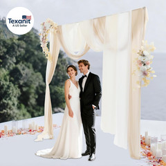 Artificial Wedding Arch Flowers Kit (Pack of 5), 2Pcss Realistic Silk Roses Flow