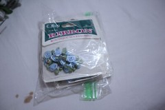 WHITE ROSES BUDS WEDDING SET ~