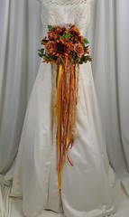 Boho and Berries Autumn Faux Silk Wedding Bouquet