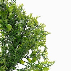 2 Green 12″ Artificial Leaves Wreath Candle Rings Wedding Party Events Supplies
