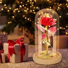 Eternal Rose Flower LED Enchanted Galaxy Rose LED Light Valentine’s Gift