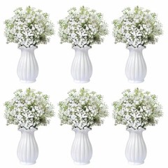 100PC Baby Breath Artificial Flowers – Babies Breath Flowers Artificial Bulk