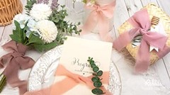 Chiffon Ribbon 1-1/2 inch x 20 Yard Handmade Fringe Chiffon Silk Blush Pink