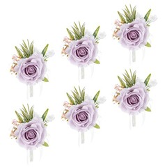 Delicate Faux Flower Bouquet Accessory for Bride and Bridesmaids Wedding Day