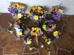 wedding flowers bouquets bridal package lavenders 8 Bouquet reduced