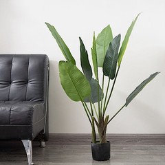 2 Green 3 ft Bird of Paradise Potted Artificial Plants Party Home Decorations