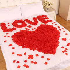 500 Pieces Artificial Roses Petals Silk Flower Petals Rose Petals Confetti for V