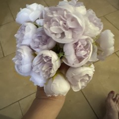 New, Artificial Flowers Handheld Lavender Ranunculus, Wedding / Prom Bouquet