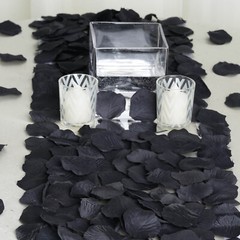 4000 Black Silk Rose PETALS Wedding Party Decorations Supplies WHOLESALE SALE